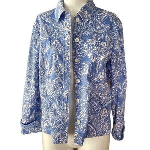 Tabi button front jacket size large.  0578